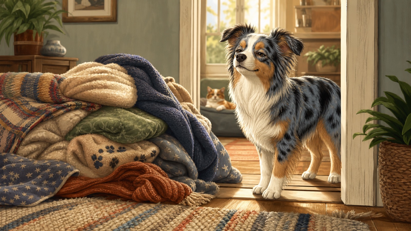 I Audited the Blanket Pile, Won a Doorway Pause, and Nobody Respected My Quiet Boof